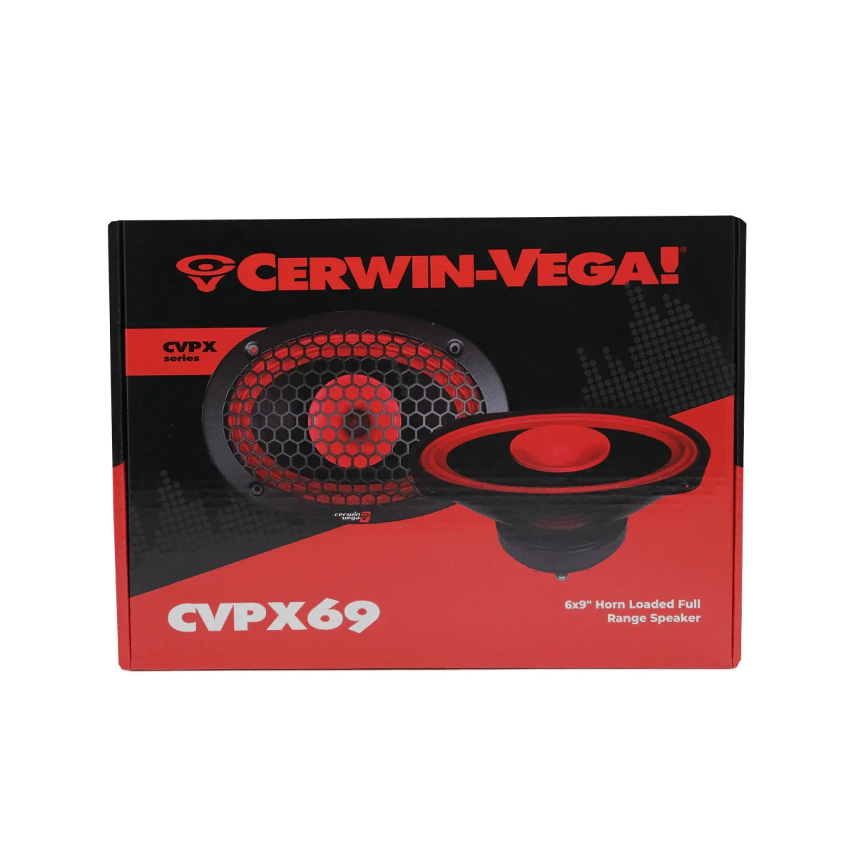 Cerwin-Vega CVPX Series 6"x9" 2-Way Full Range Speaker w/Horn Tweeter 5