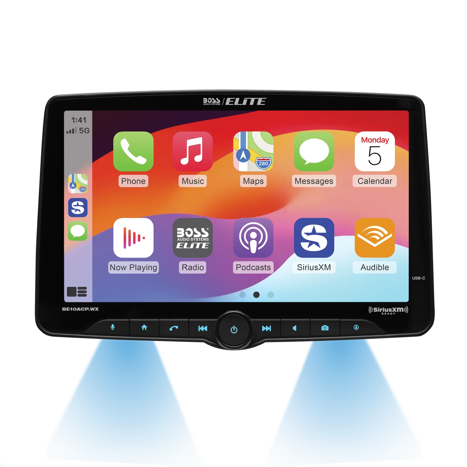 Boss Elite 10.1-Inch Wireless CarPlay Multimedia Receiver 2
