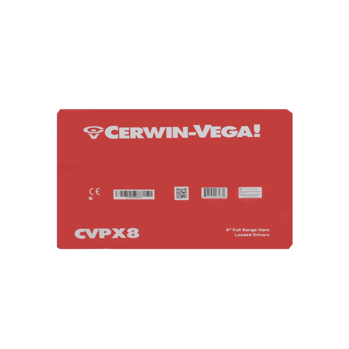 Cerwin-Vega CVPX Series 8" 2-Way Full Range Speaker w/Horn Tweeter 7
