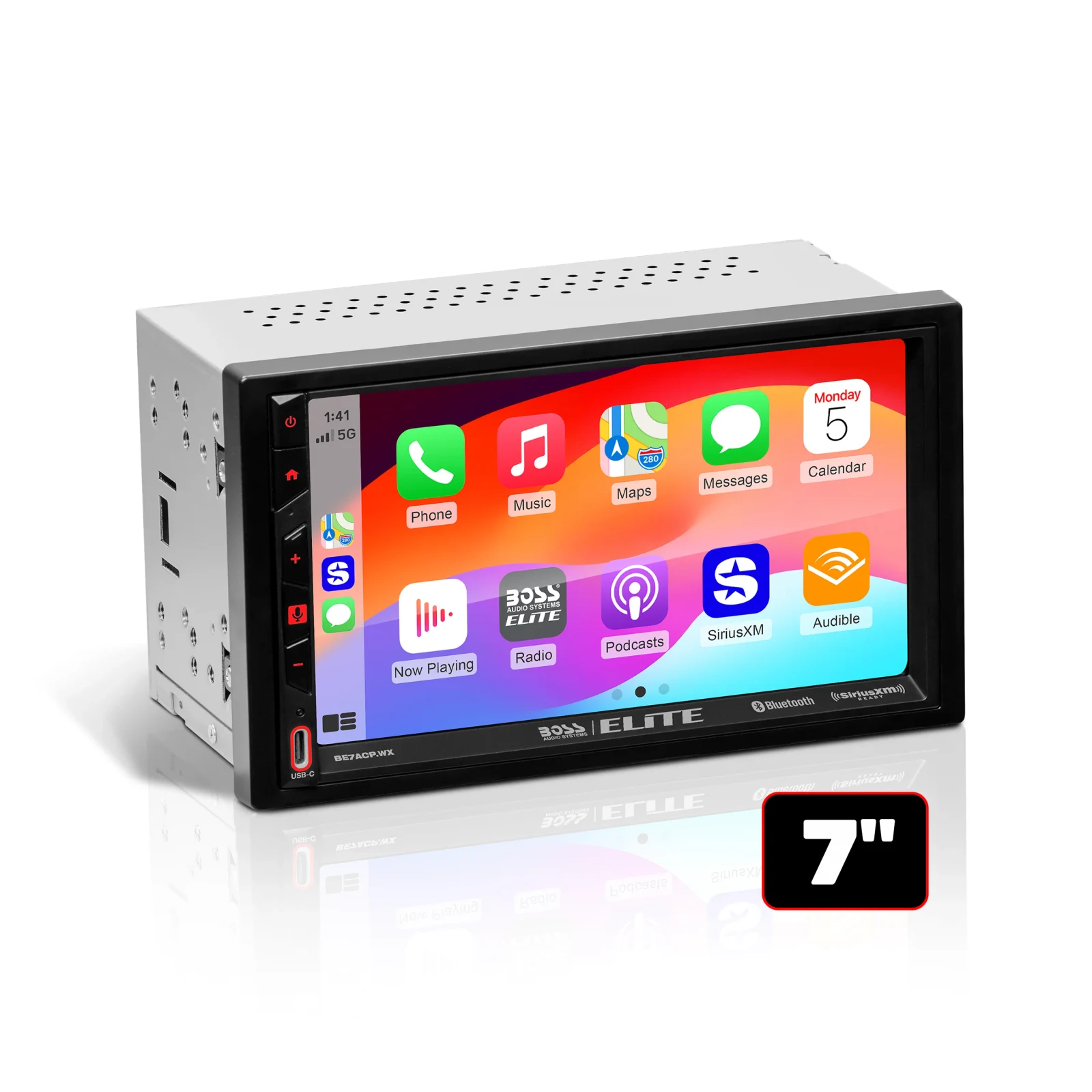 Boss Elite 7-Inch Wireless CarPlay Multimedia Receiver 1