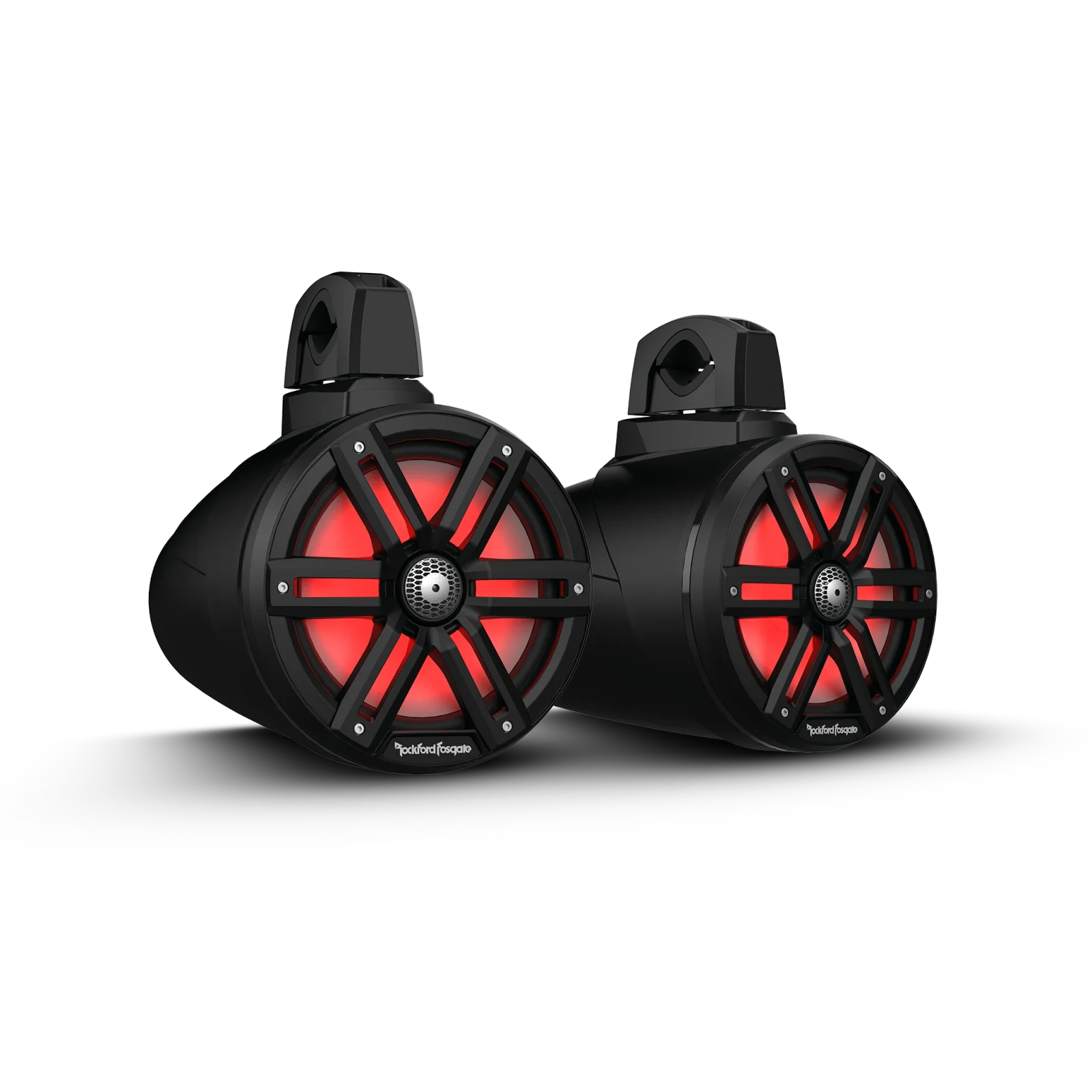 Rockford Fosgate 8-inch Color Optix Wake-Tower Speakers - Black (Pair) 1