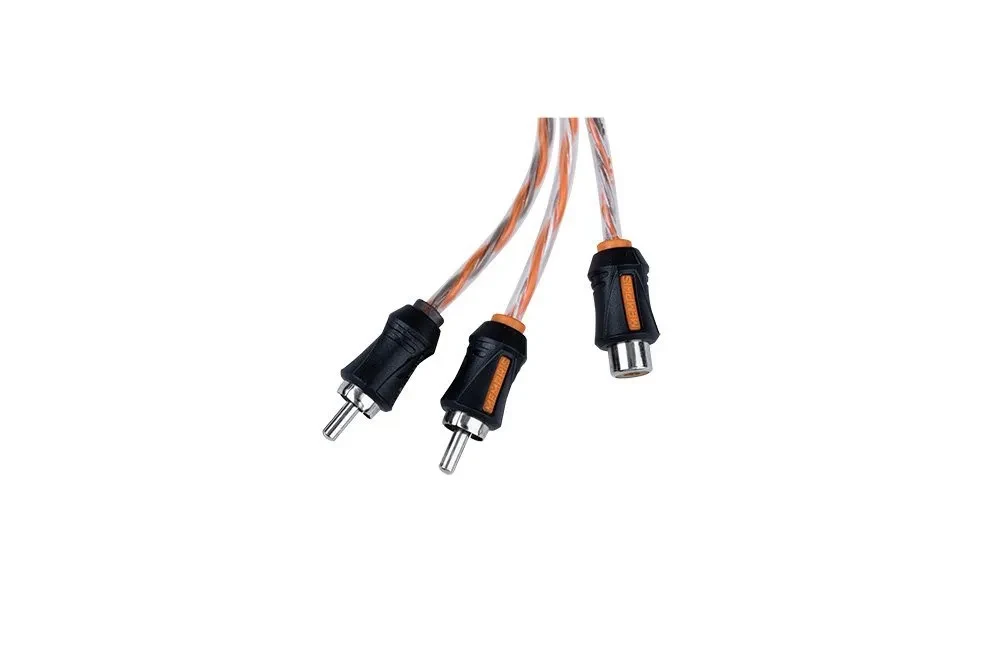 Memphis Audio RCA Y-Adapter, 1 Female to 2 Male 2