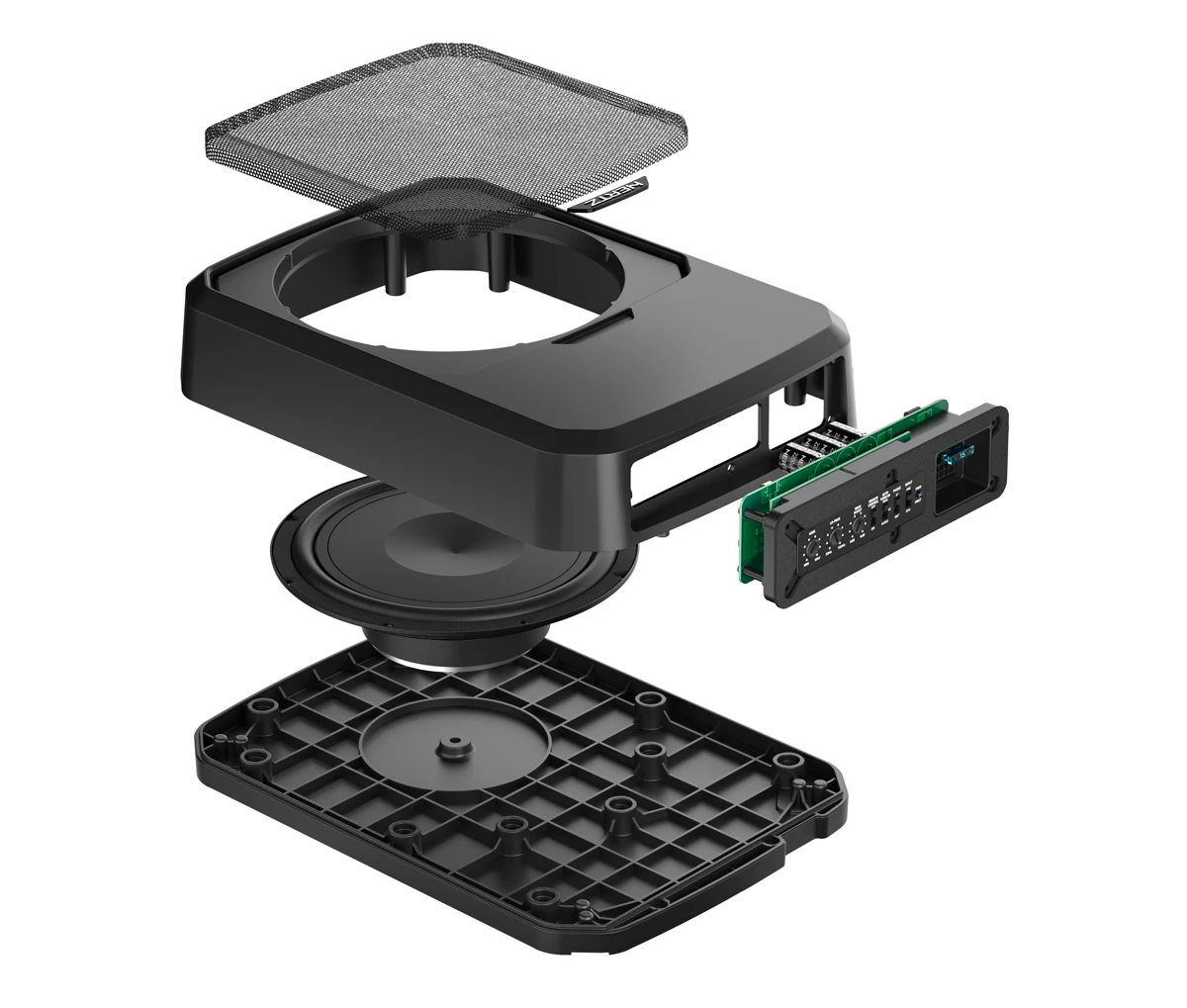 Hertz Flat active subwoofer enclosure optimized with FEM simulation ensures superior performance 4
