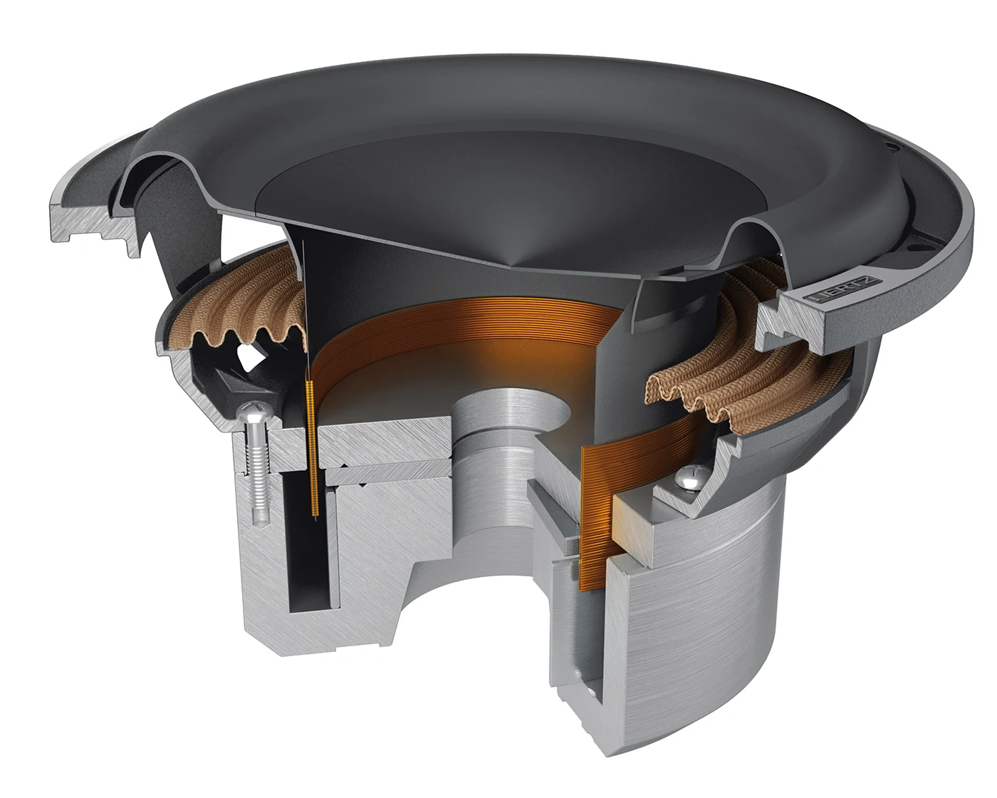 Hertz Car audio subwoofers have extremely compact size 2