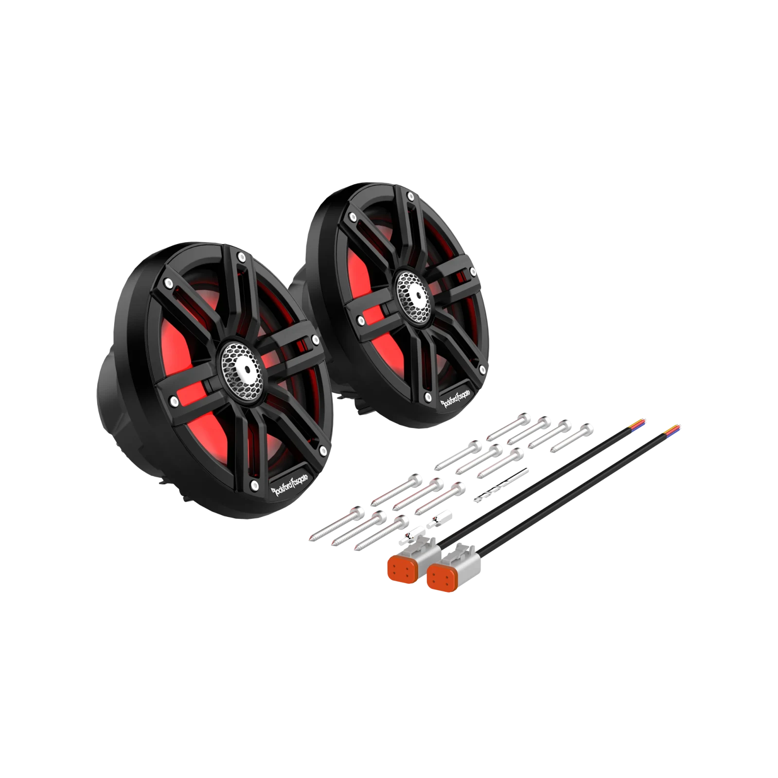 Rockford Fosgate 6.5-inch Color Optix 2-Way Marine Speakers - Black (Pair) 5