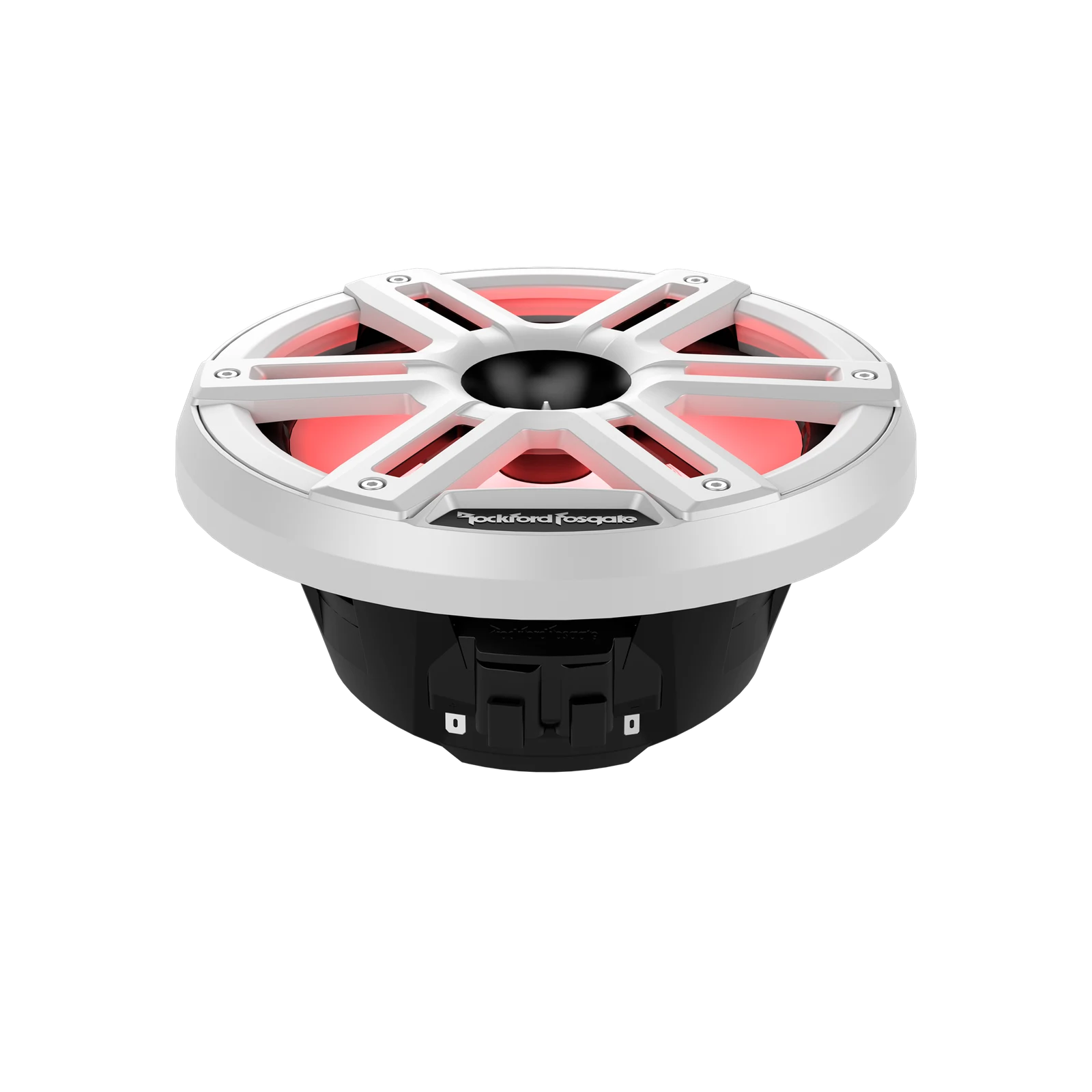 Rockford Fosgate 8-inch Color Optix Horn Marine Speakers - White (Pair) 3