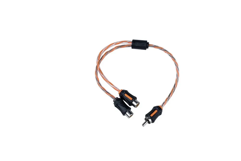 Memphis Audio RCA Y-Adapter, 1 Male to 2 Female 1