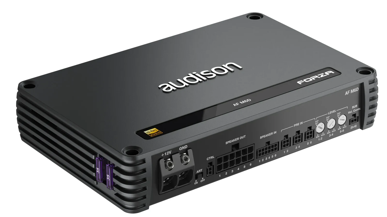 Audison AF M6D 6-Channel D-class Fully Bridgeable Amplifier 1