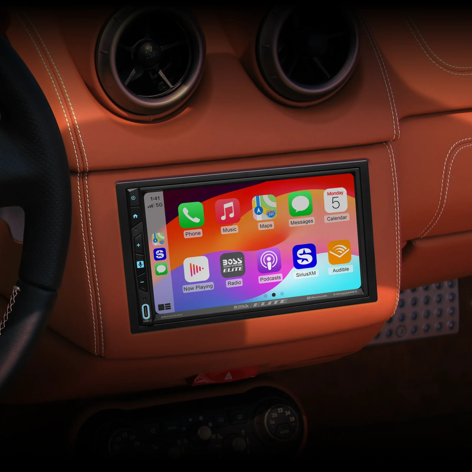 Boss Elite BE7ACP.WX 7-Inch Wireless CarPlay Multimedia Receiver 4