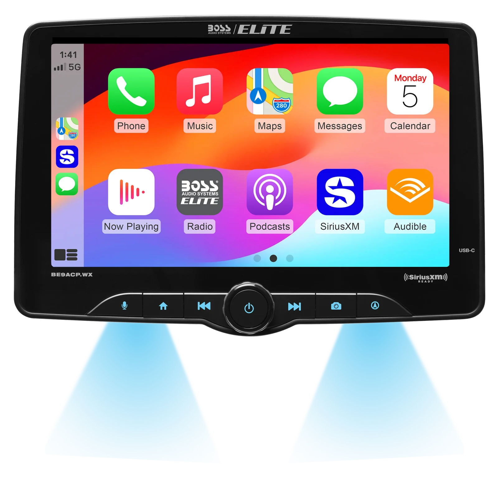 Boss Elite BE9ACP.WX 9-Inch Wireless CarPlay Multimedia Receiver 4