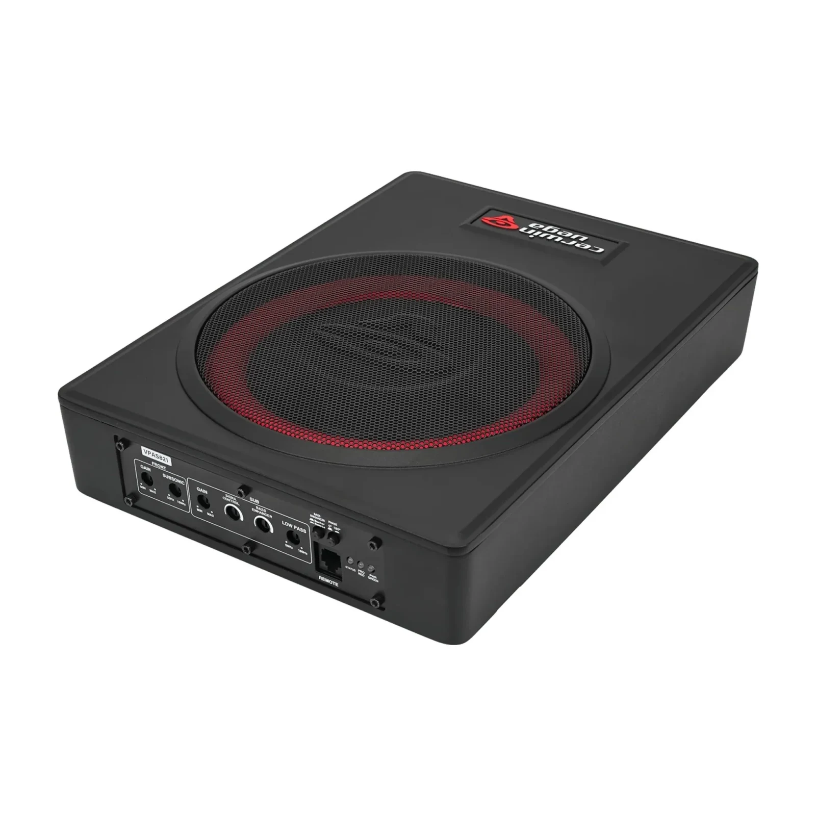 Cerwin Vega VPAS821 8" Powered Slim Subwoofer Enclosure with 2CH Output for Additional Speakers 4