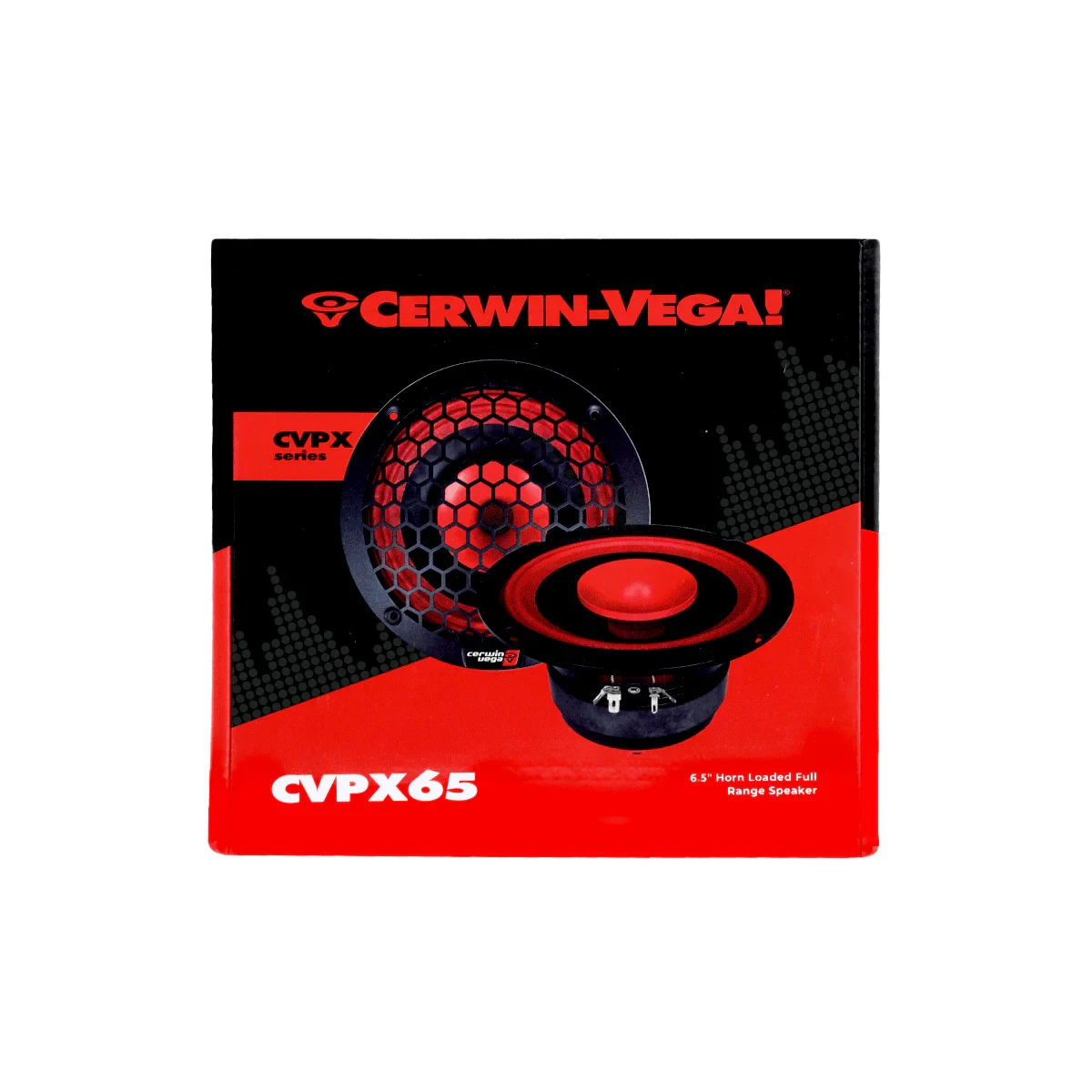 Cerwin Vega CVPX65 CVPX Series 6.5" 2-Way Full Range Speaker w/Horn Tweeter 5