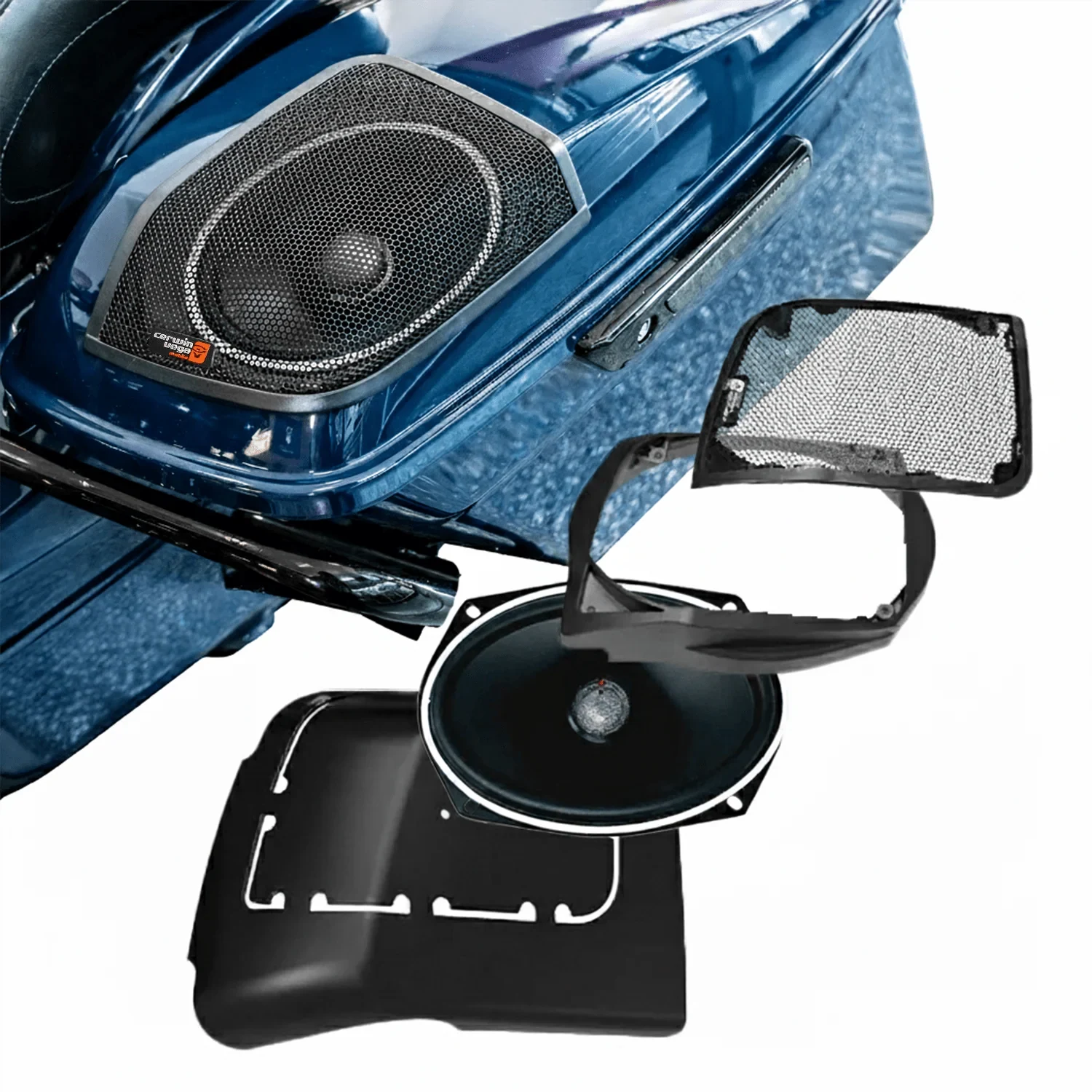 Cerwin Vega RPMST694LK 2014-2023 Harley Davidson® Cut In Lid Kit with ST69CX (4Ω) 1