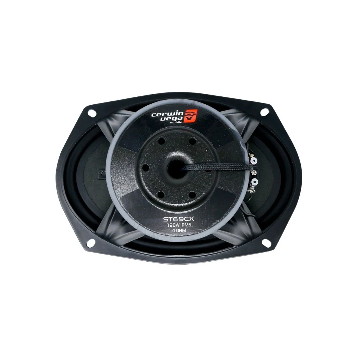 Cerwin Vega ST69CX Stroker 6"x9” 2-Way Coax Speakers W/Titanium Dome Tweeter (4Ω) 3