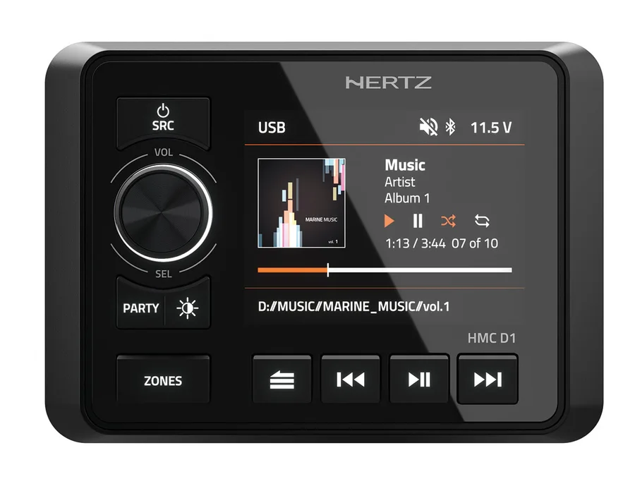 Hertz HMC D1 Full-Function Marine Remote Controller for HMR 50