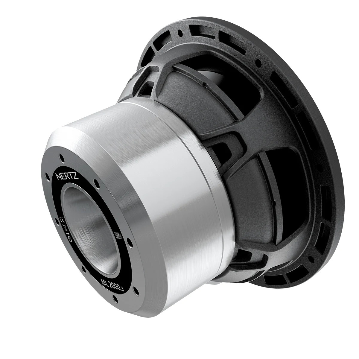 Hertz ML2000.3 car audio subwoofers have extremely compact size and 3