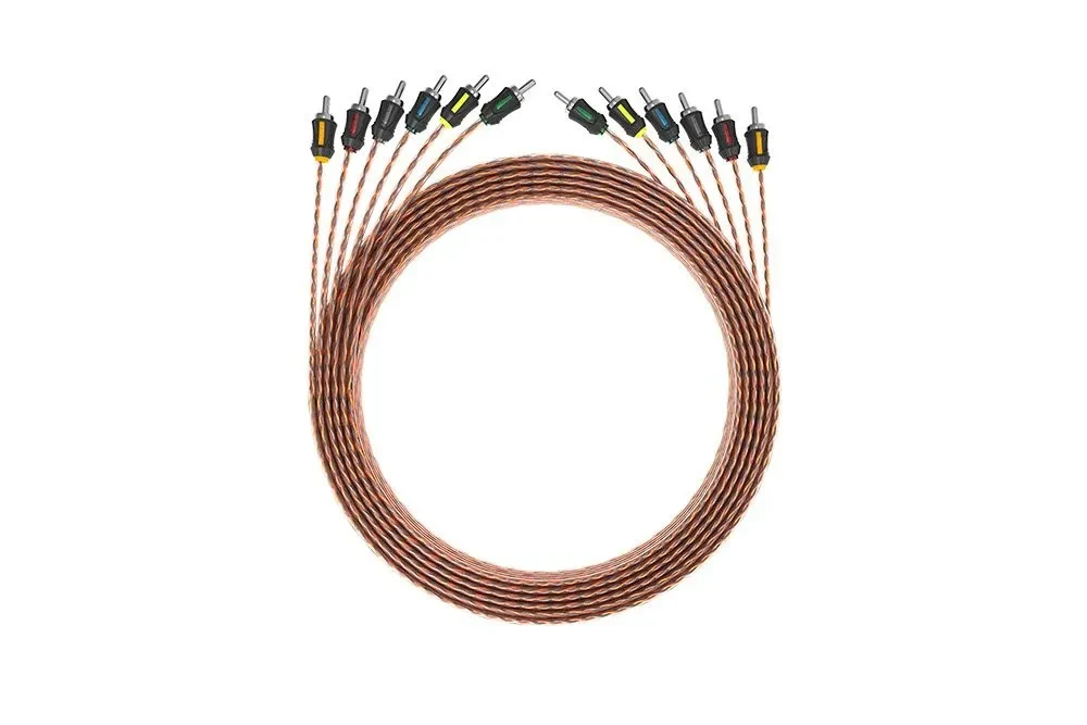 Memphis Audio ETP-176 ETP-17.6 17-ft 6-Channel RCA Interconnect 3