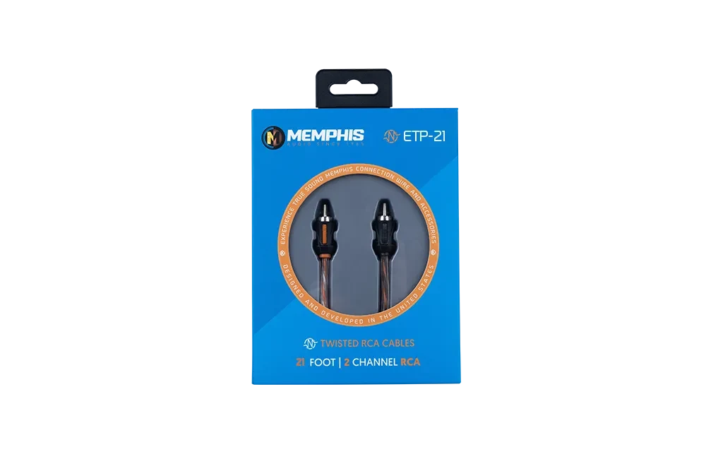Memphis Audio ETP-21 21-ft 2-Channel RCA Interconnect 2