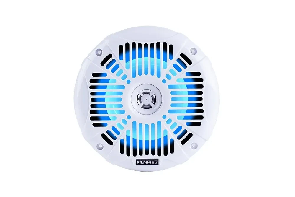 Memphis Audio MXA602SLW 6.5″ marine grade speakers with white grills 1
