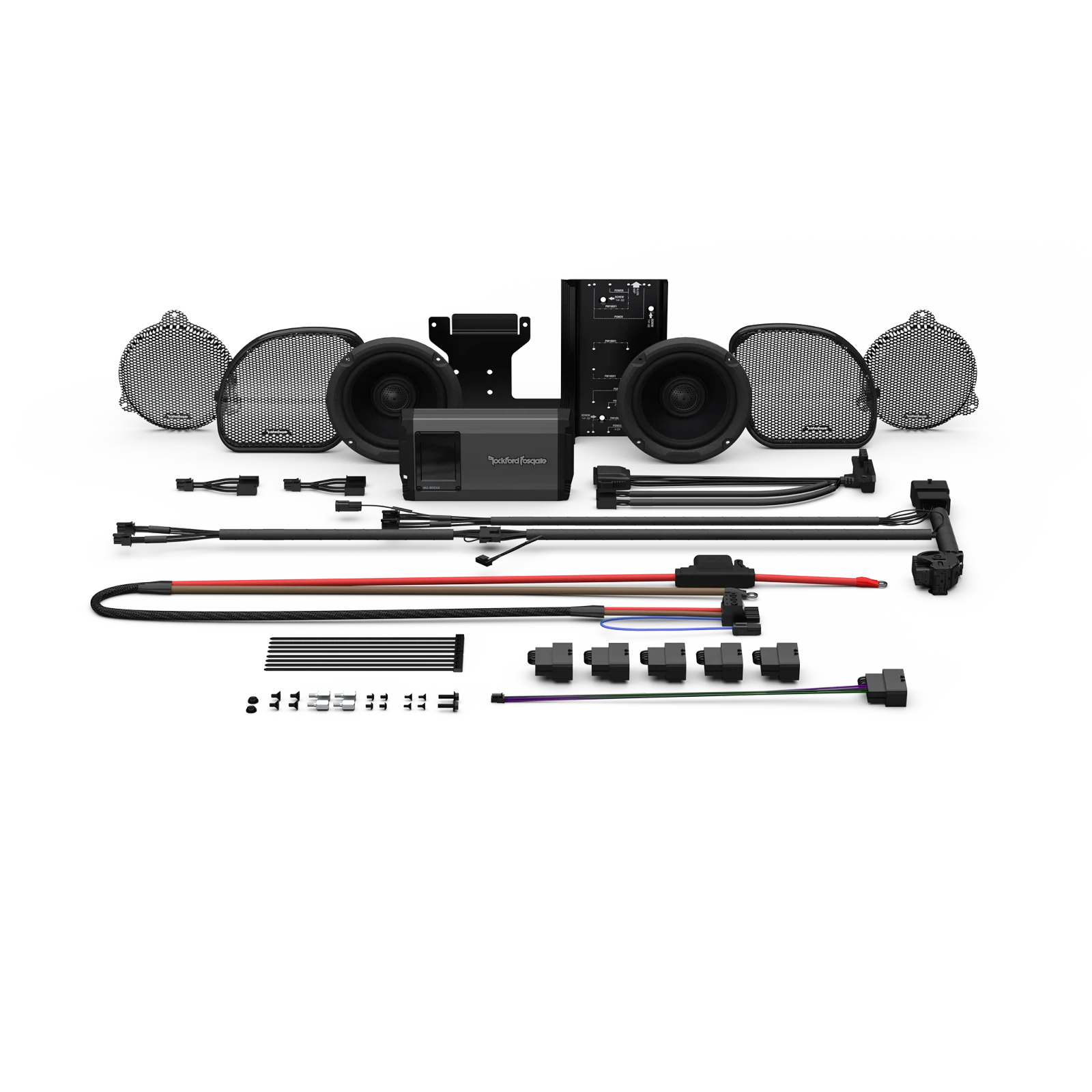 Rockford Fosgate HD14-STG2 Stage-2 Speaker & Amp Kit for 2014-2023 Harley-Davidson Street Glide & Road Glide (Gen-3) 4