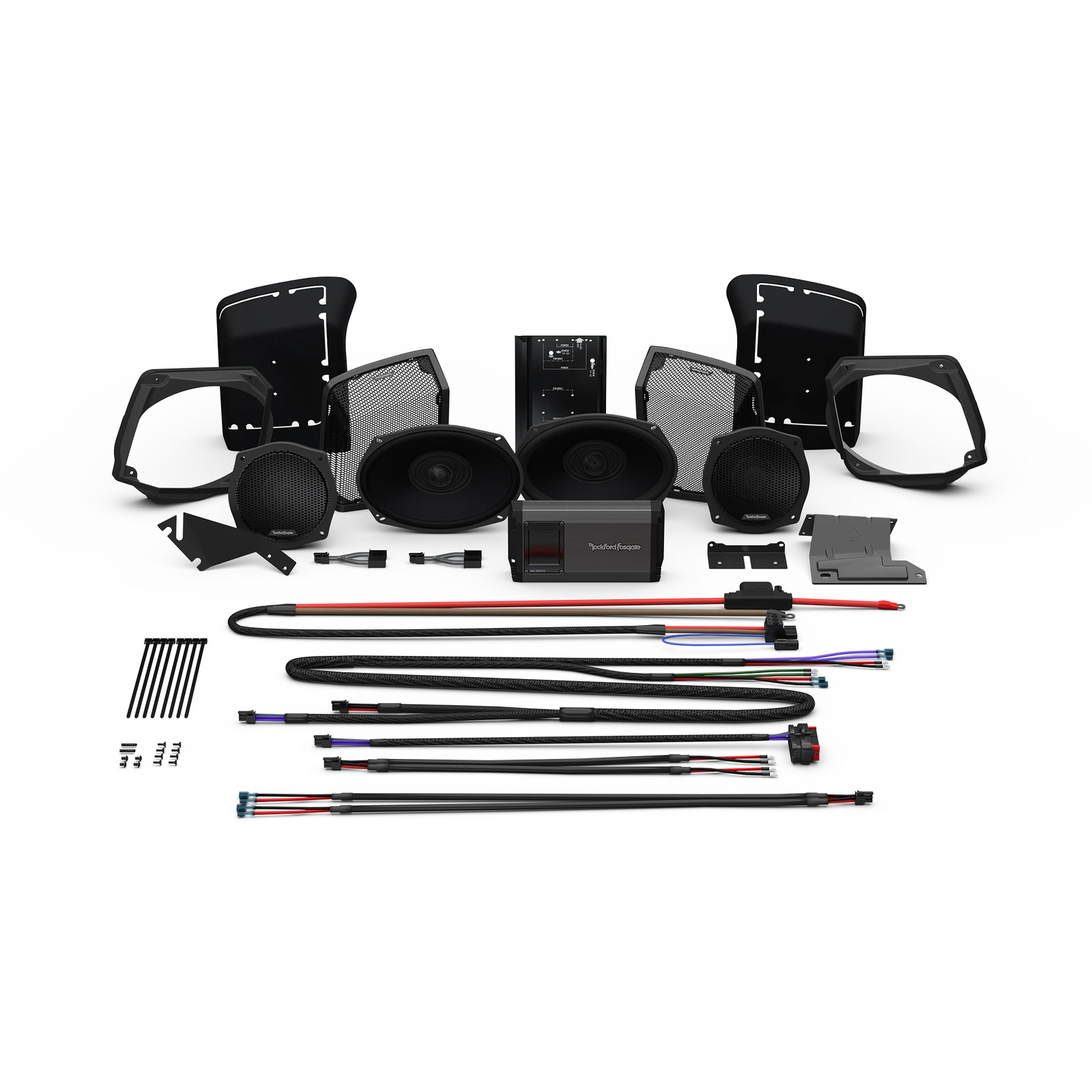 Rockford Fosgate HD9813SG-STG3 Stage-3 Speaker & Amp Kit for 1998-2013 Harley-Davidson Street Glide & Electra Glide (Gen-3) 2