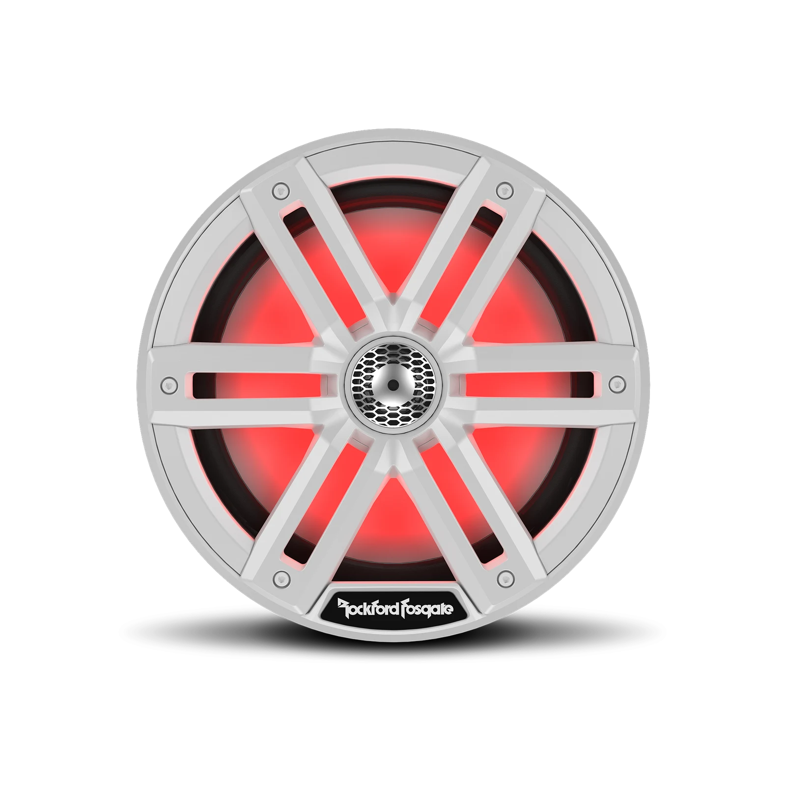 Rockford Fosgate M2-8 M2 8-inch Color Optix 2-Way Marine Speakers - White (Pair) 2