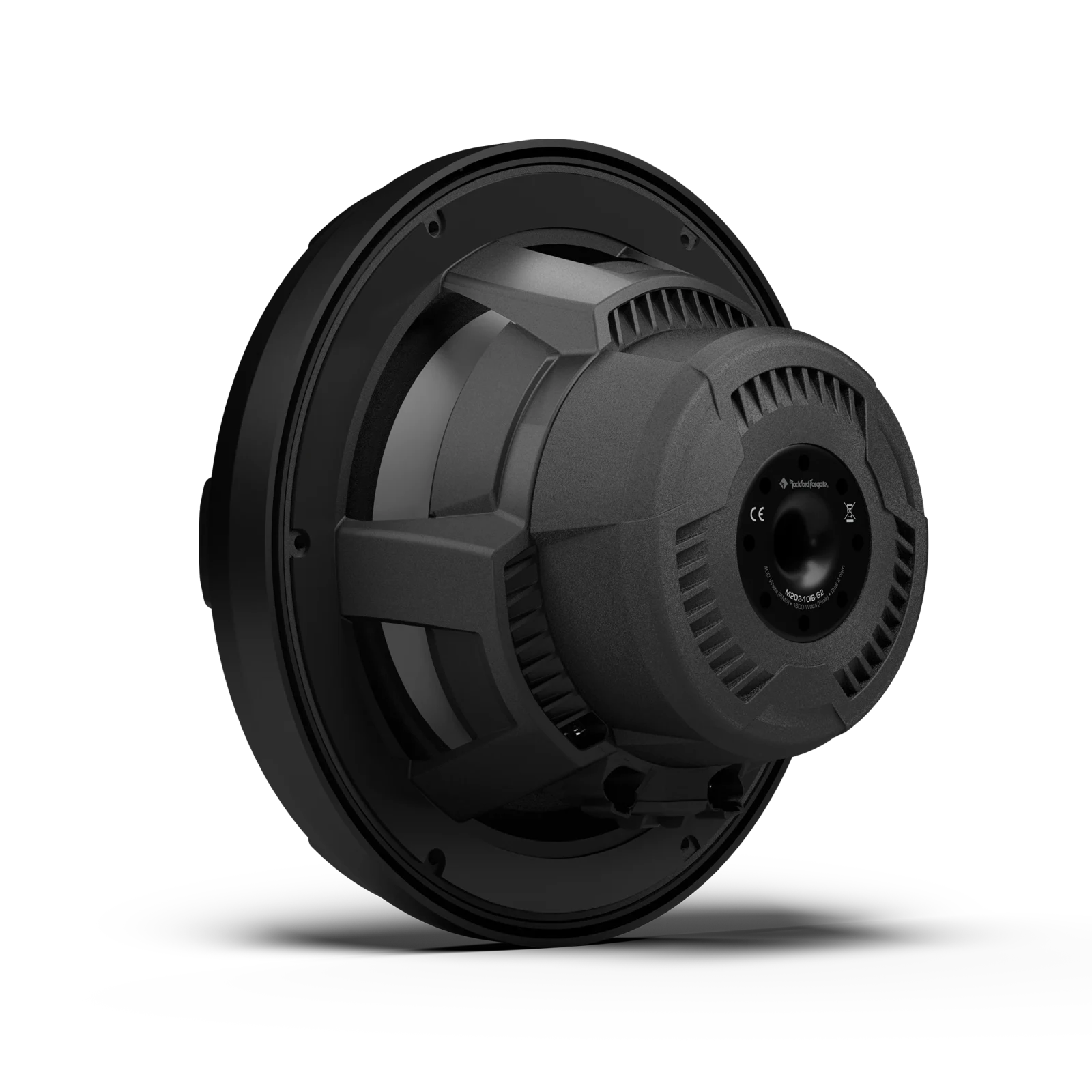 Rockford Fosgate M2D4-10IB-G2 M2 10" DVC 4Ω Color Optix™ Infinite Baffle Marine Subwoofer: Black Gen-2 7