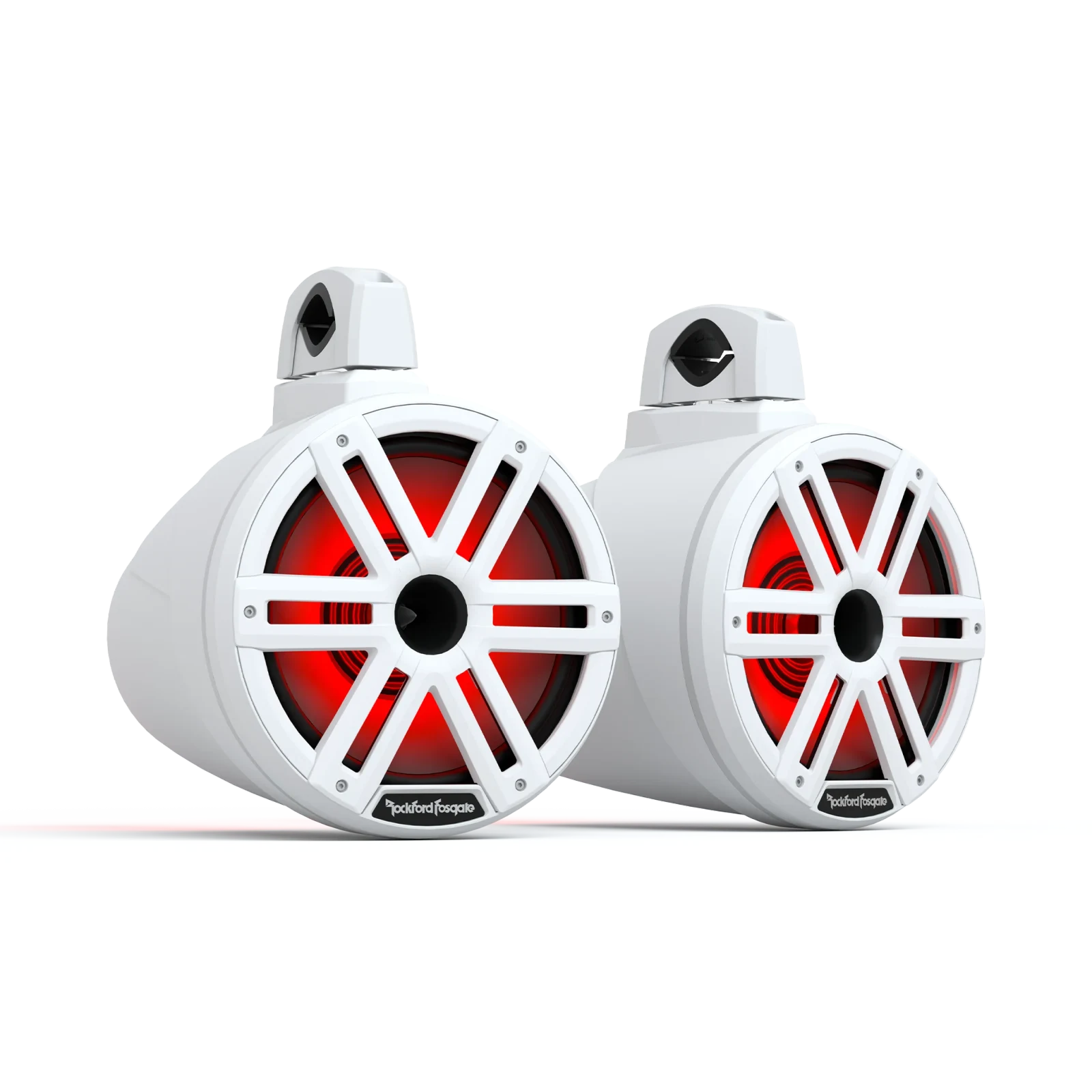 Rockford Fosgate M2WL-10H M2 10-inch Color Optix Horn Wake-Tower Speakers - White (Pair) 1