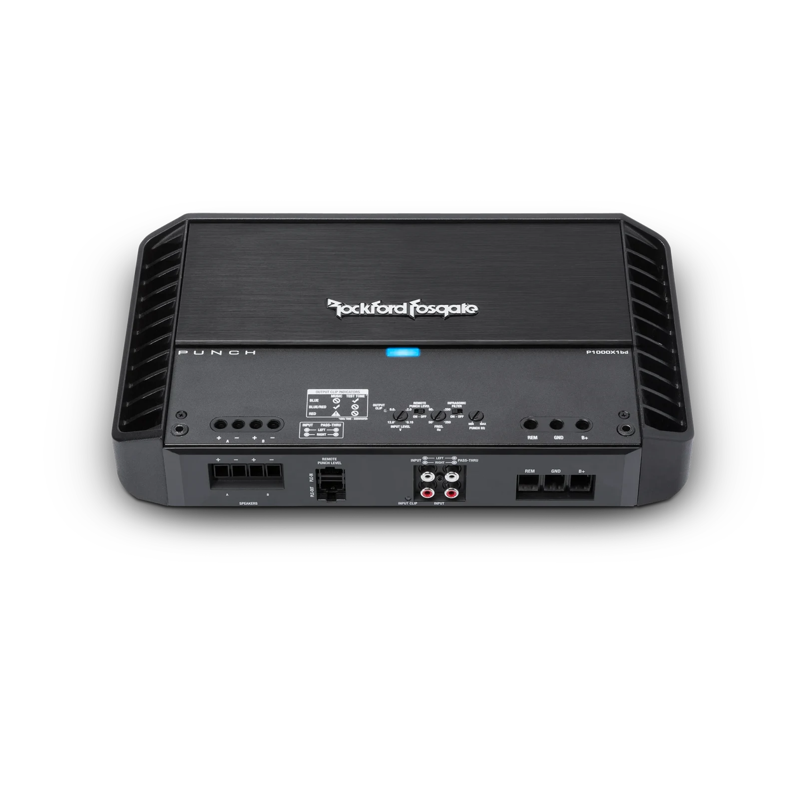 Rockford Fosgate P1000X1bd Punch 1,000W 1-Ohm Mono Amplifier 3