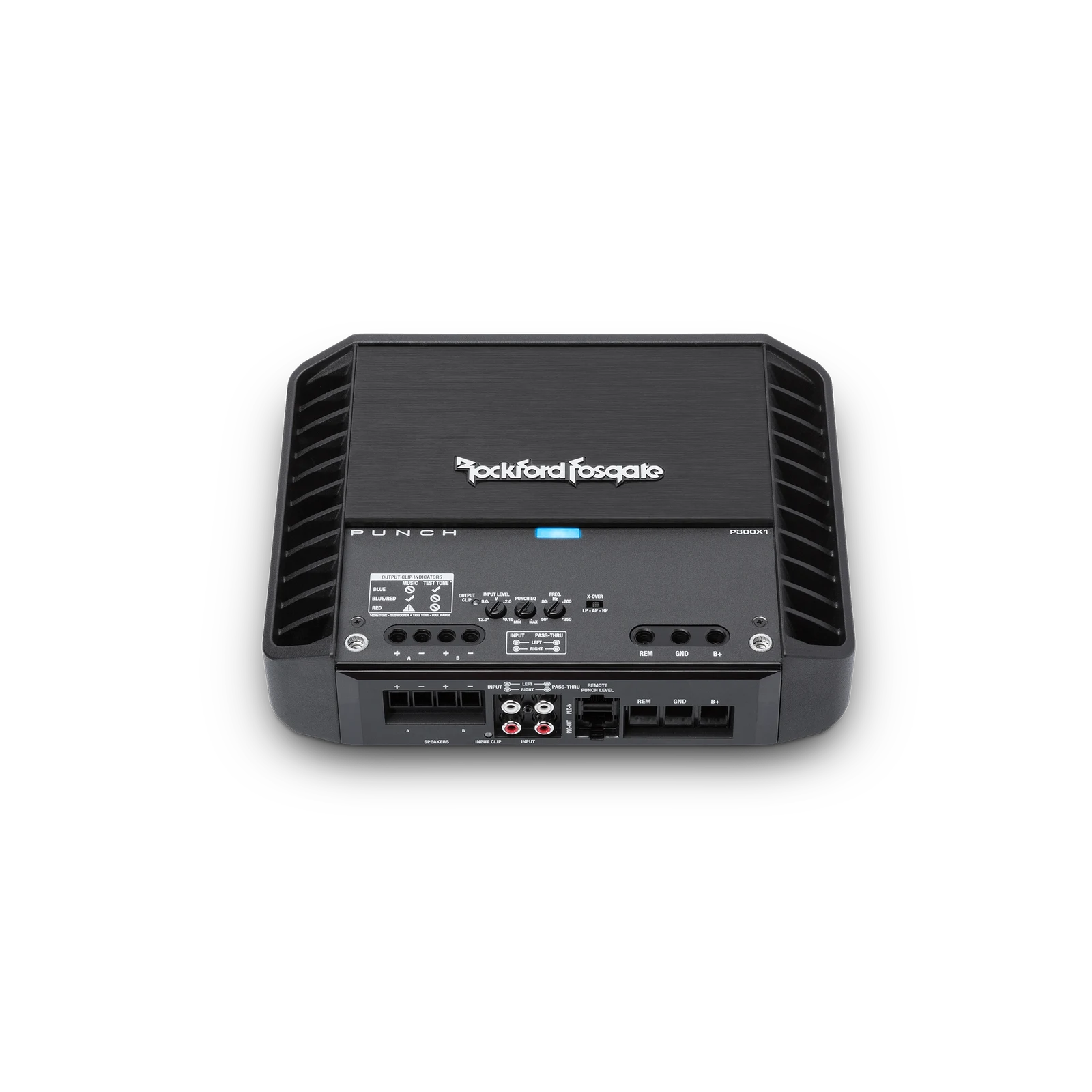 Rockford Fosgate P300X1 Punch 300W Full-Range Mono Amplifier 8