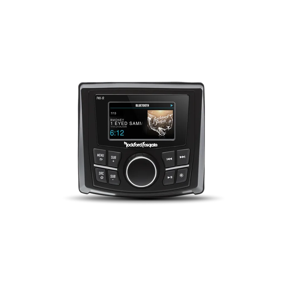 Rockford Fosgate PMX-1R Punch Marine Full Function Wired Remote 2.7" Display
