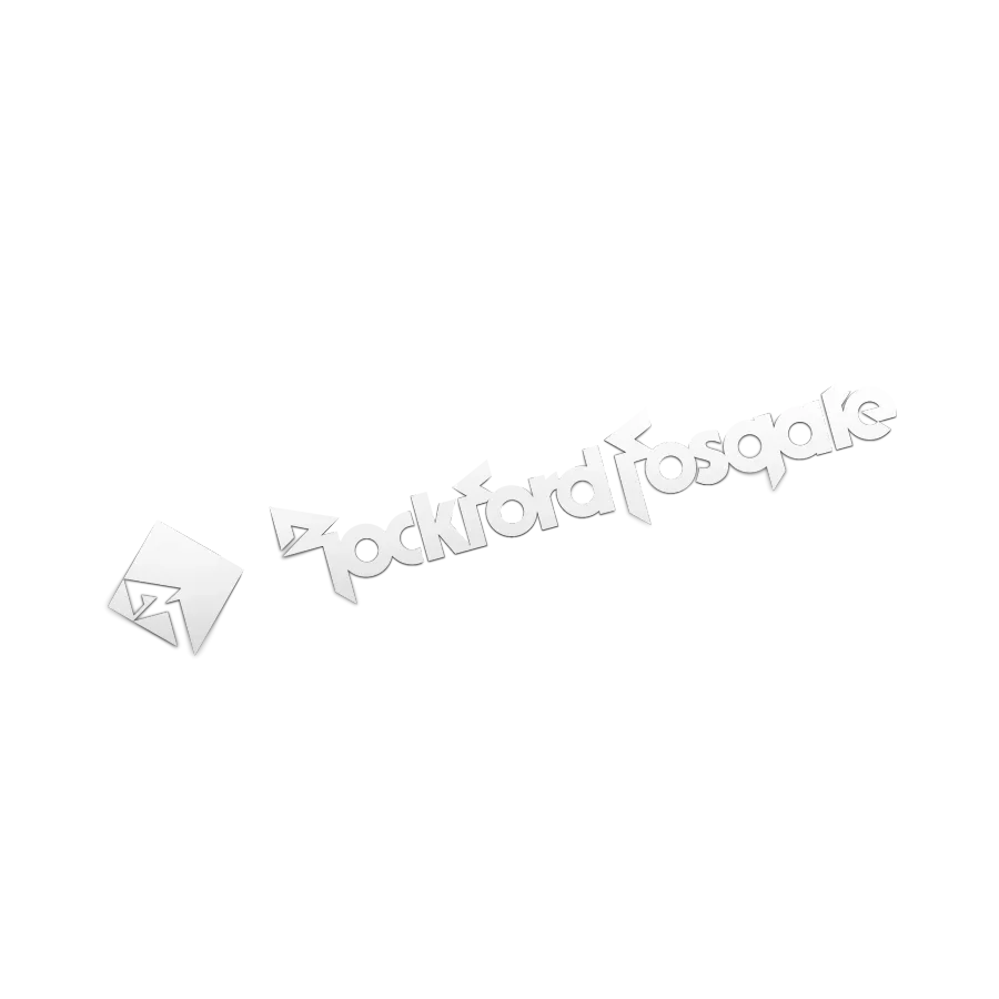 Rockford Fosgate POP-RFOSGATE Large 27" White Rockford Fosgate decal