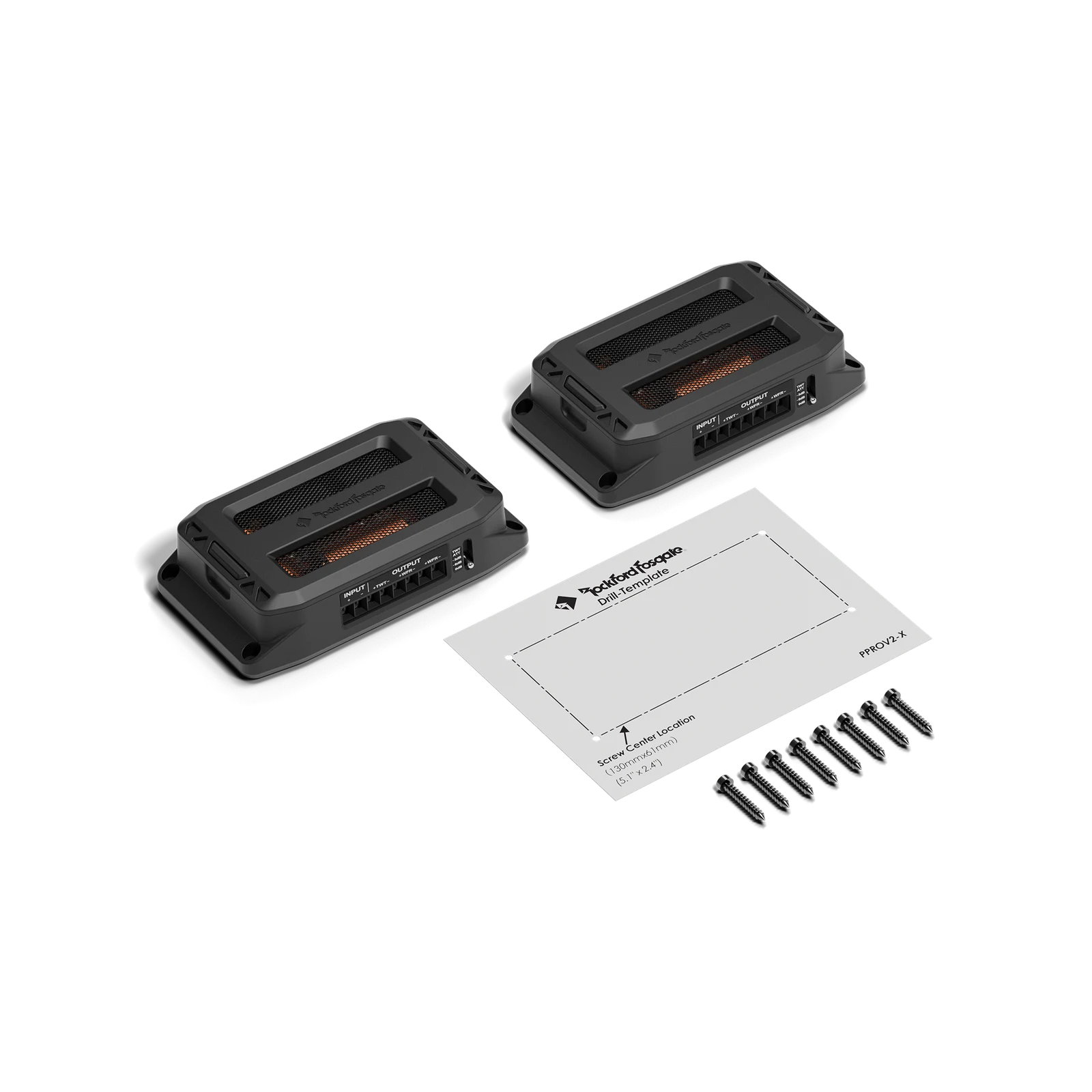 Rockford Fosgate PPROV2-X Punch Pro V2 4-Ohm Passive Crossover Pair 8